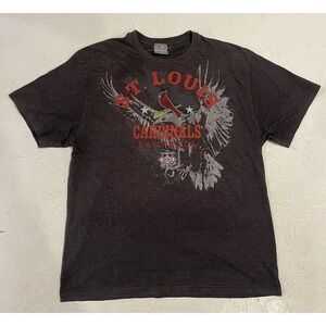 St Louis Cardinals Shirt Men's Size Large Baseball MLB Y2K Vintage Eagle Grunge